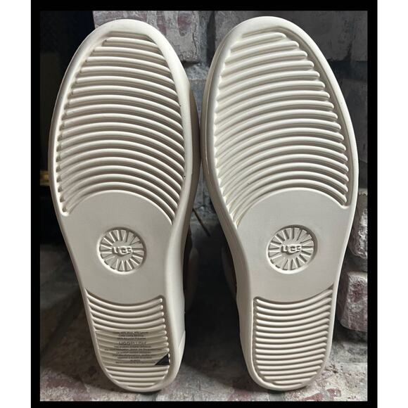 UGG Women Cakewalk UGGplush Wool Blend Upper Leather High Top Sneaker Size 9 - Picture 7 of 8